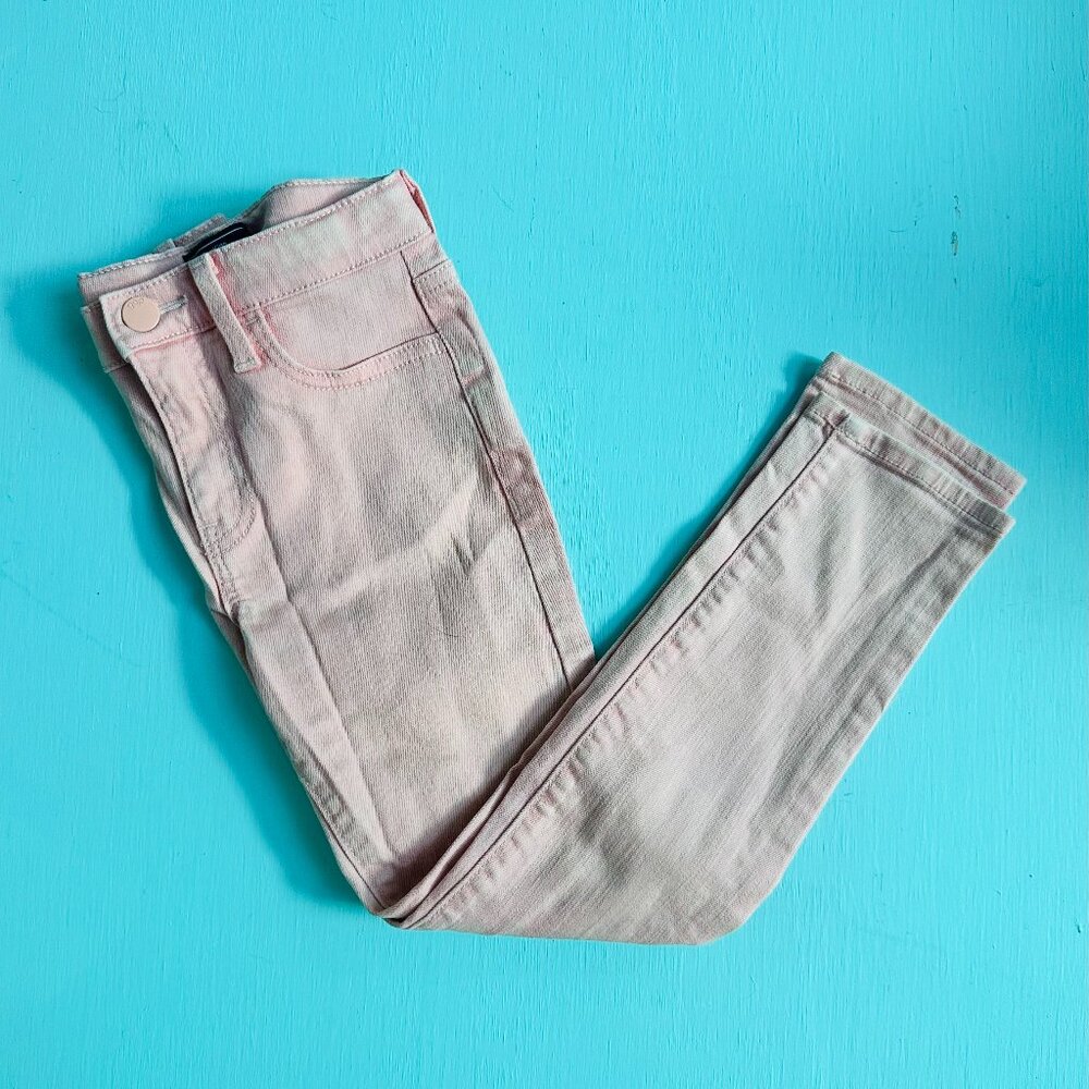 GAP Kids Pink Skinny Jeans Size 6 High Rise Super Skinny Adjustable Waist